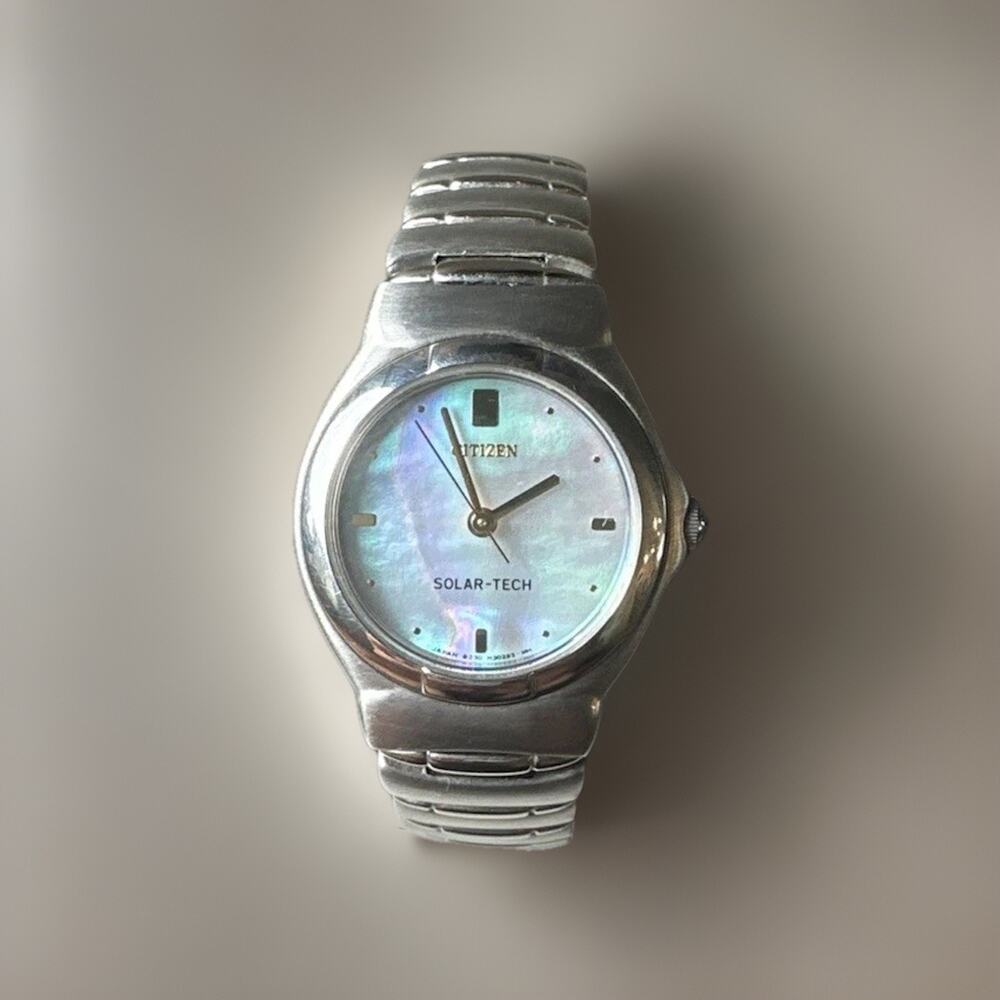 Citizen Mother of Pearl Dial Silver-tone Women's Watch - Picture 7 of 14